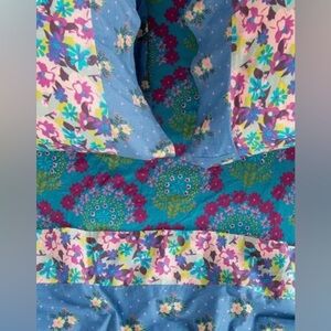 Natural Life Mix-n-Match “Blooms”Fitted Sheet Set. King.